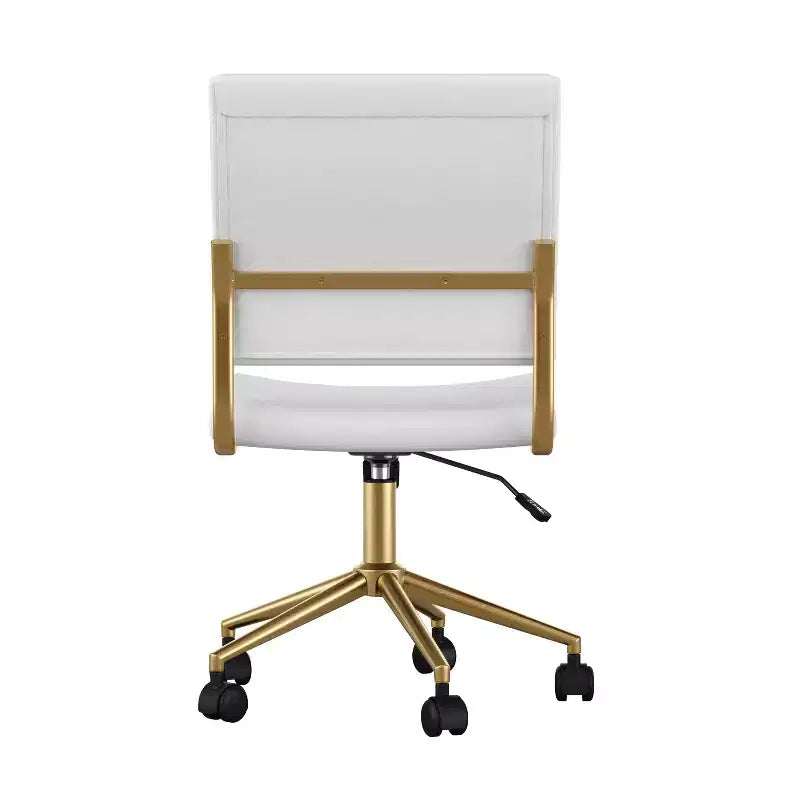 Chaise de bureau Martha Stewart Ivy en tissu