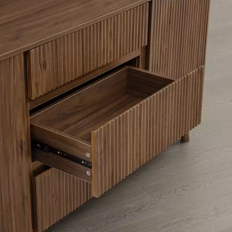 Buffet moderne avec rangement Spruce & Spring de 62 pouces