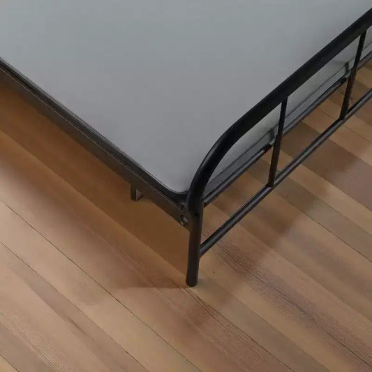 VEVOR Planche Bunkie Pleine Taille, Lattes de Lit 3,8 cm avec Tissu Oxford 200D, Support de Matelas en Bois pour Lit Double, 2 Pièces, Gris