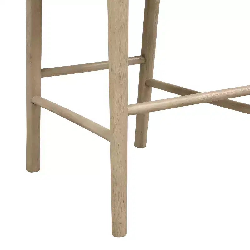 Christopher Knight Home Acosta Tabourets de bar modernes en bois d'hévéa avec dossier en échelle (lot de 2)