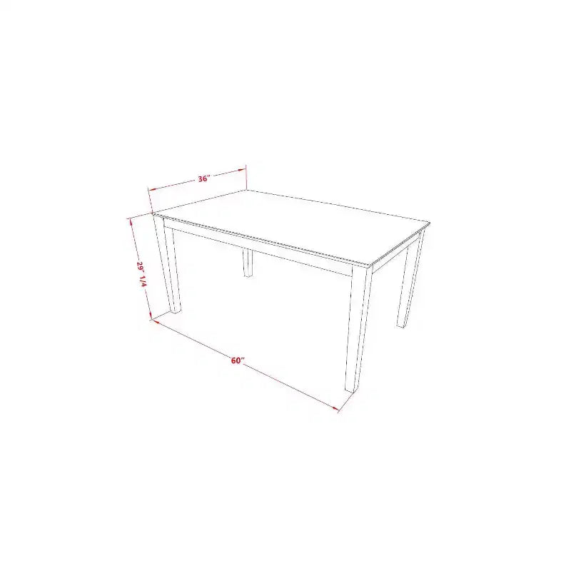 Ensemble Table et Chaises de Salle à Manger - Élégance Éclectique Bois Massif Fini Cappuccino - Ensemble de Table de Cuisine pour 6