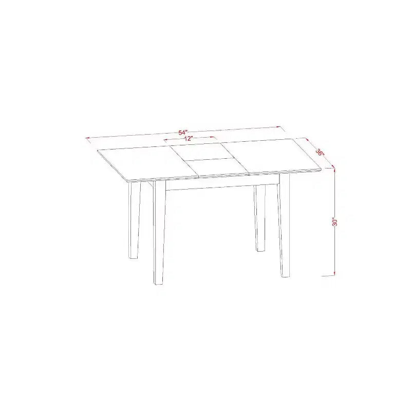 Petit ensemble de salle à manger - Table de cuisine avec chaises et banc - Meubles Island Interiors