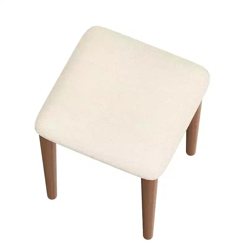 Coiffeuse Maquillage Table de Maquillage Bohème avec Tabouret Rembourré, Miroir Éclairé 3 Couleurs et Plateau Rabattable, Noyer - ModernLuxe