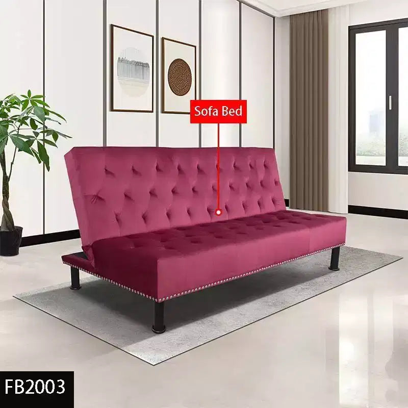 Hyleory Mulberry Flannel Living Room Sofabed