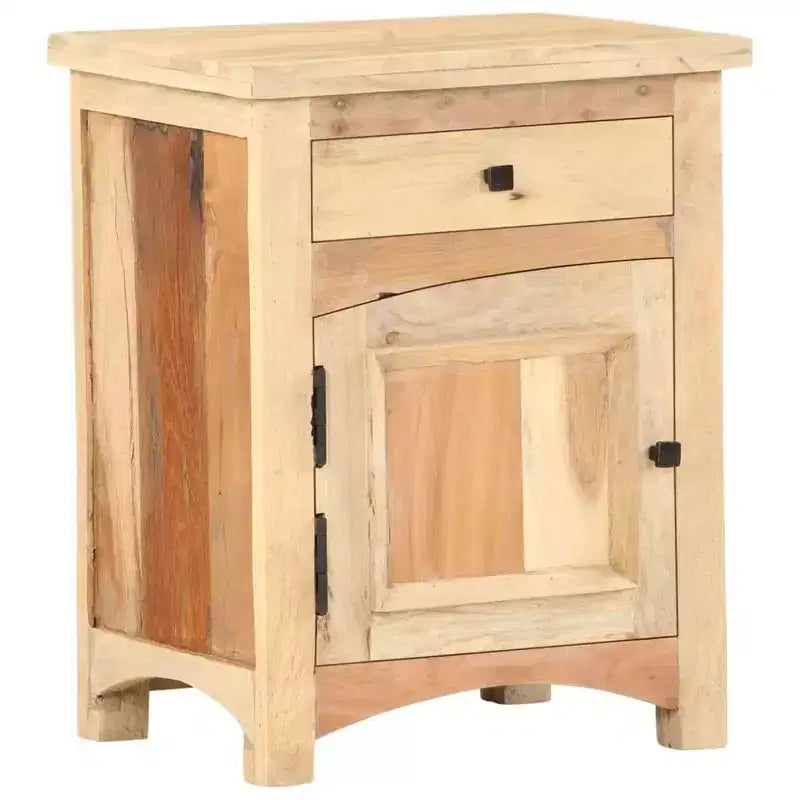 vidaXL Table de chevet 40x30x50 cm Bois de récupération massif