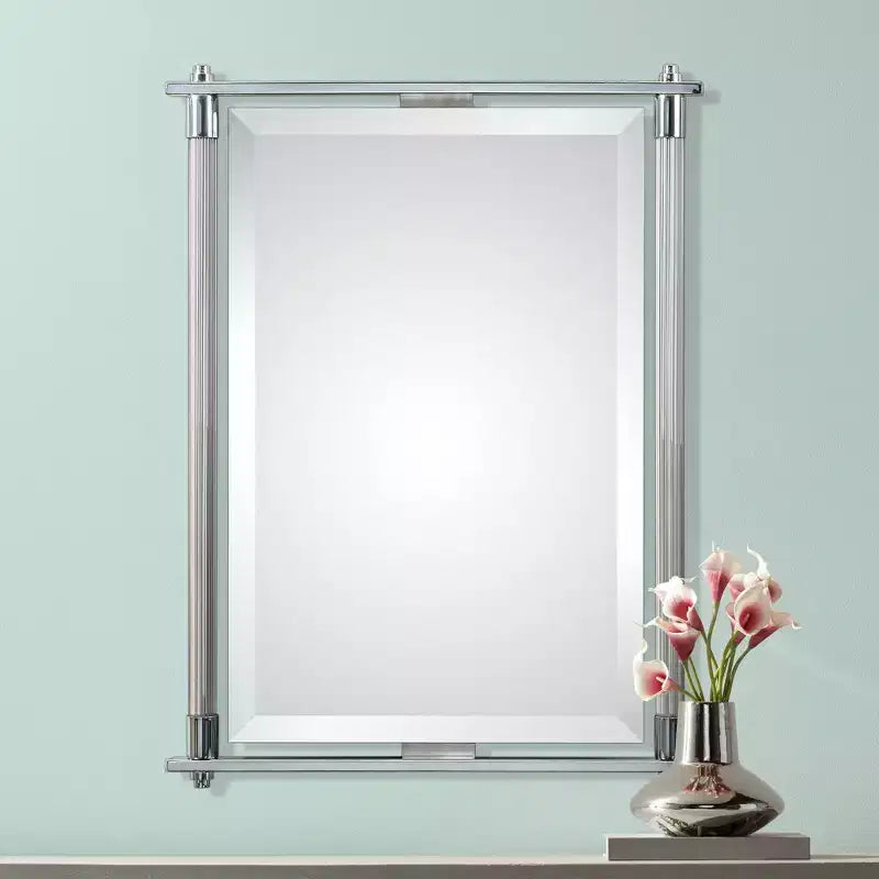 Miroir de courtoisie Uttermost Adara 26 x 36 chromé
