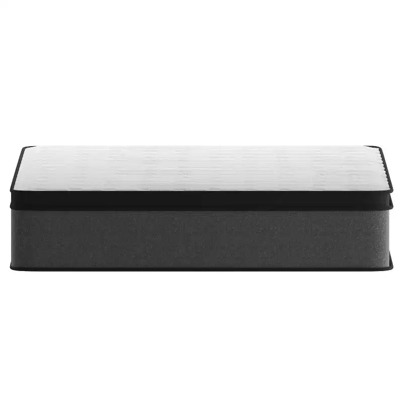 Matelas hybride à ressorts ensachés 13 Euro Top Emma and Oliver en boîte avec mousse certifiée CertiPUR-US pour un soulagement de la pression et un soutien efficaces