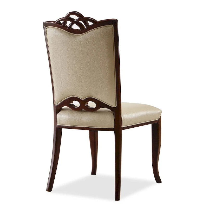 Chaises de salle à manger en cuir (lot de 2)