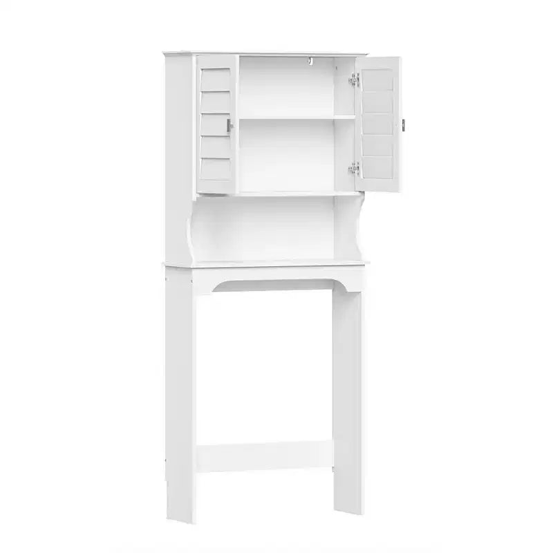 RiverRidge Home Brookfield Meuble de Rangement Mural pour Salle de Bain au-Dessus des Toilettes, Blanc