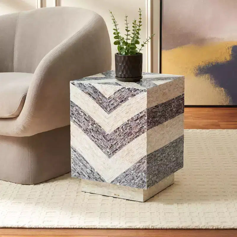Tabouret carré Blythe - STL1801 - Safavieh