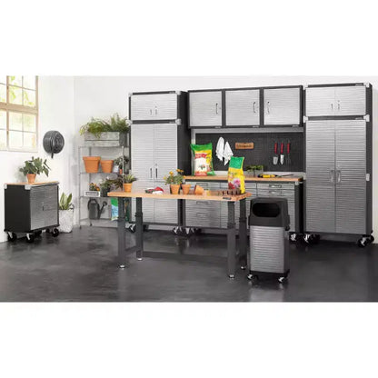 Meuble à 4 tiroirs Seville Classics UltraHD avec plateau en bois, 28 x 25 x 34,5