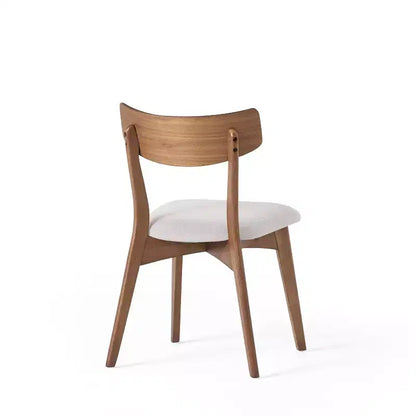 Ensemble de salle à manger 5 pièces en hévéa rembourré de style moderne du milieu du siècle Lareyna de Christopher Knight Home
