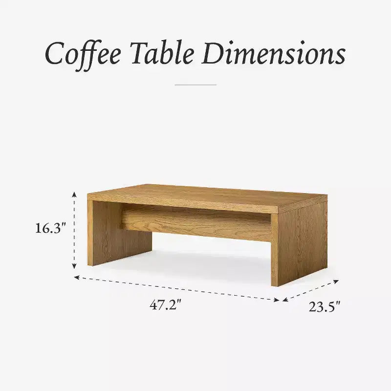 Maven Lane Zeno Table basse rectangulaire 47x24