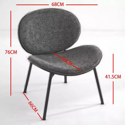 Chaise Okak Mid-Century Modern Shell, Chaise d'appoint sans accoudoirs en cuir PU noir et finition noyer pour salon, bureau
