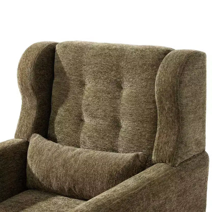 Chaises d'appoint Okak pour chambre à coucher, chaise d'appoint moderne du milieu du siècle, chaises en tissu peluche confortables, fauteuils de lecture, fauteuil de salon