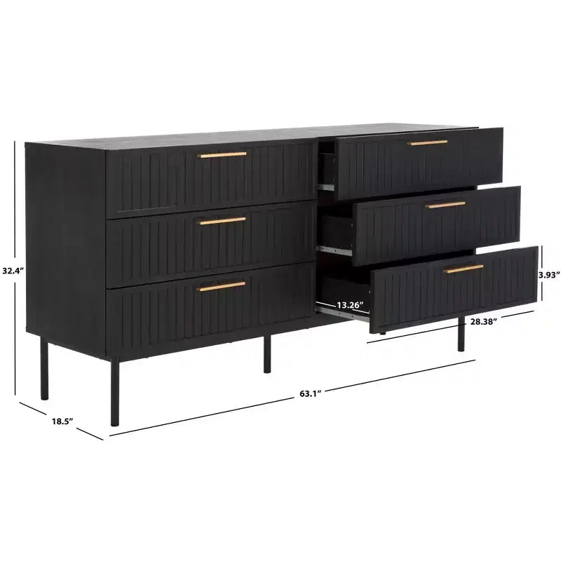 Commode 6 tiroirs Axelle - DRS9601 - Safavieh