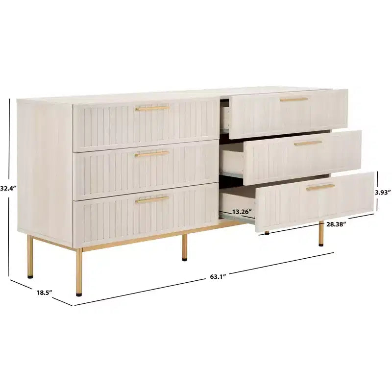 Commode 6 tiroirs Axelle - DRS9601 - Safavieh