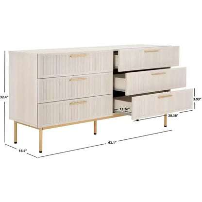 Commode 6 tiroirs Axelle - DRS9601 - Safavieh
