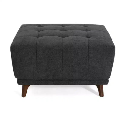 Christopher Knight Home Janelle Pouf carré capitonné en caoutchouc contemporain