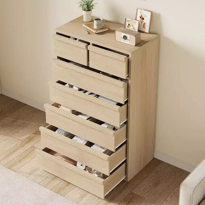 Commode Acekool 5/7 tiroirs en bois, meuble de rangement spacieux, chambre moderne, salon, entrée