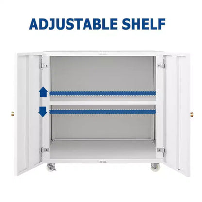 Meuble d'imprimante en métal avec rangement, armoire de classement mobile, table roulante pour imprimante pour dossiers de format Lettre/Légal/A4, support d'imprimante sur roulettes