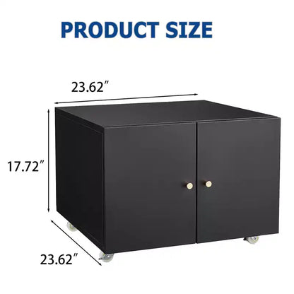 Meuble d'imprimante en métal avec rangement, armoire de classement mobile, table roulante pour imprimante pour dossiers de format Lettre/Légal/A4, support d'imprimante sur roulettes