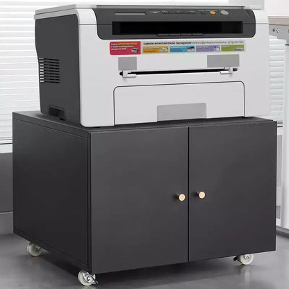 Metal Printer Stand with Storage, Mobile File Cabinet, Rolling Printer Table for Letter/Legal/A4 Size Files, Printer Stand on Wheels