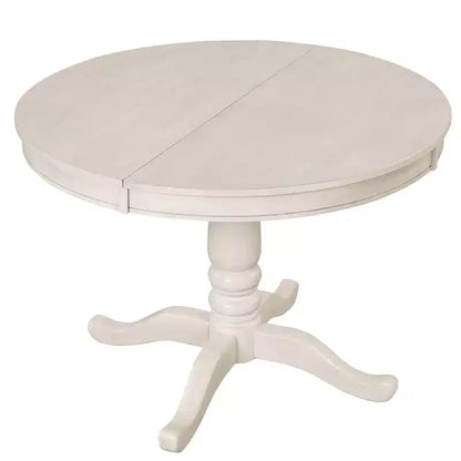 Ensemble de salle à manger rond 5 pièces Whisen avec 4 chaises