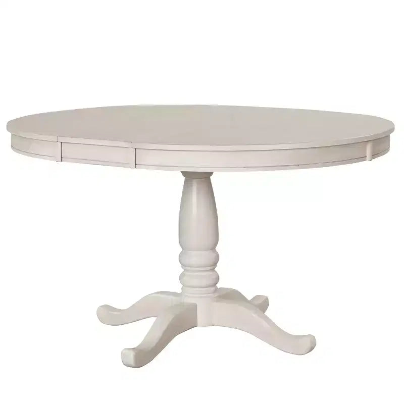 Ensemble de salle à manger rond 5 pièces Whisen avec 4 chaises
