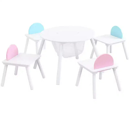 Table d'activités pour enfants avec 4 chaises