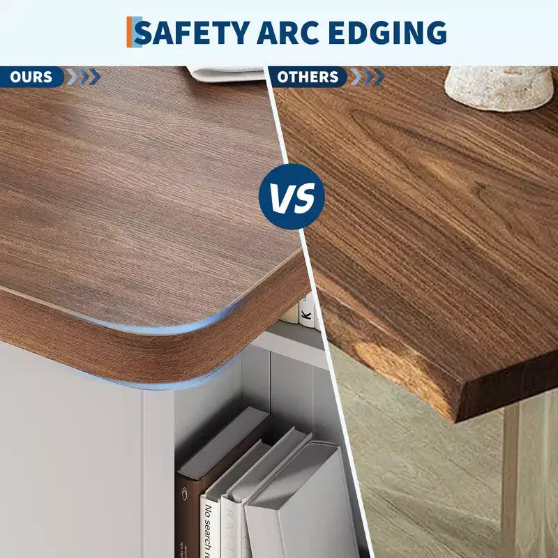 Table à manger pliante en bois avec 6 roulettes, table à abattants avec tiroir et étagère de rangement pour cuisine et salle à manger