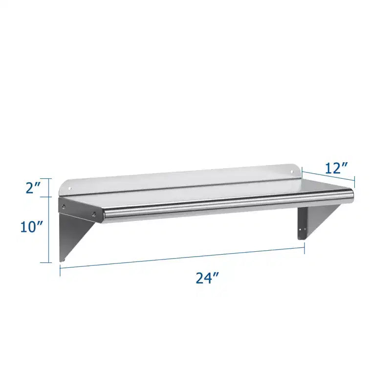 Étagère en acier inoxydable, rayonnage commercial, support mural pour casseroles, étagères métalliques, pour restaurant, cuisine