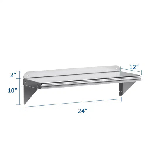 Étagère en acier inoxydable, rayonnage commercial, support mural pour casseroles, étagères métalliques, pour restaurant, cuisine