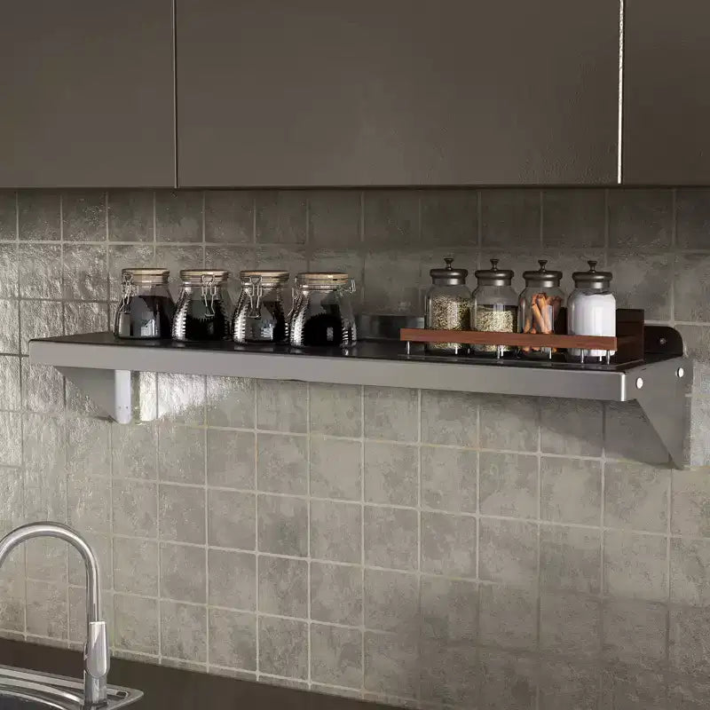 Étagère en acier inoxydable, rayonnage commercial, support mural pour casseroles, étagères métalliques, pour restaurant, cuisine