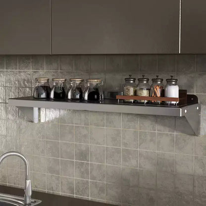 Étagère en acier inoxydable, rayonnage commercial, support mural pour casseroles, étagères métalliques, pour restaurant, cuisine