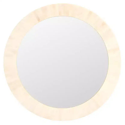 Sabi Mirror - 29.2 x 29.2 - MRR1501 - Antique Ivory/Faux Bone - Safavieh