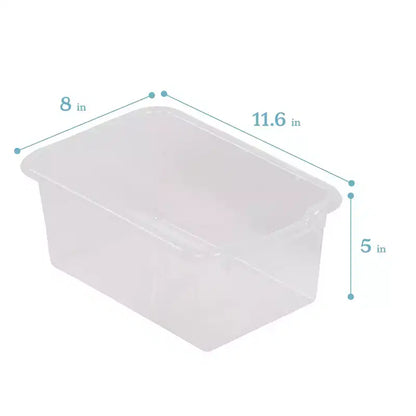 Portemanteau-vestiaire 5 sections avec banc et 5 bacs avant évidés pour tout-petits ECR4Kids Streamline