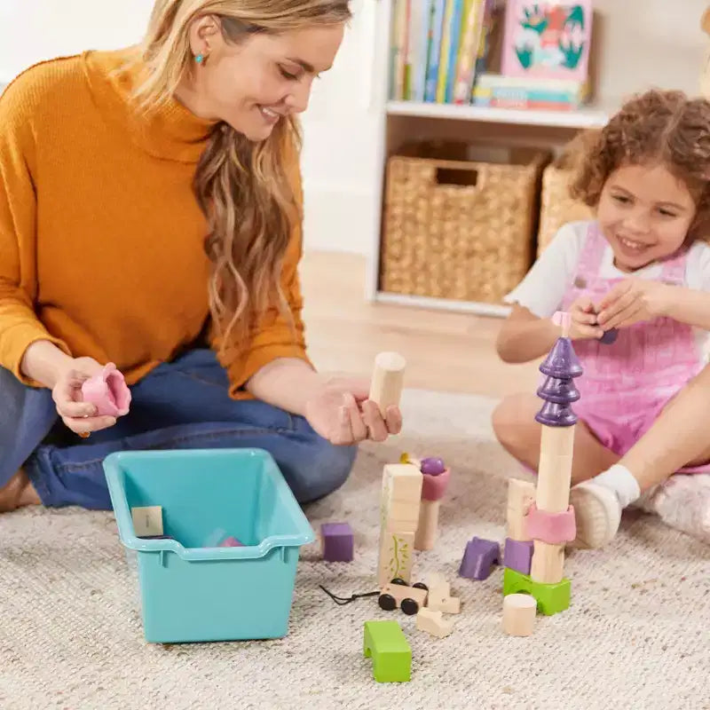 Portemanteau-vestiaire 5 sections avec banc et 5 bacs avant évidés pour tout-petits ECR4Kids Streamline