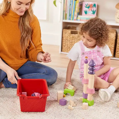Portemanteau-vestiaire 5 sections avec banc et 5 bacs avant évidés pour tout-petits ECR4Kids Streamline
