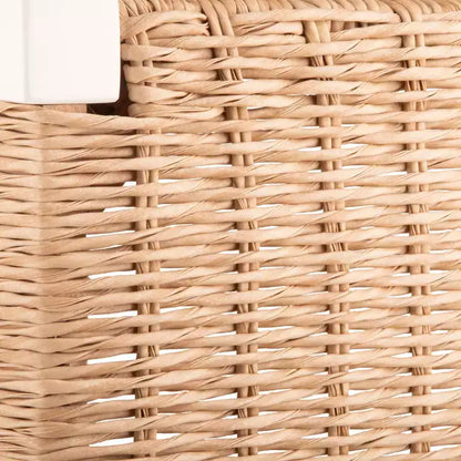 Banc Alaterre Furniture avec assise en corde tressée à la main - Banc en bois Newport de 101,6 cm avec étagère de rangement pour entrée ou chambre à coucher