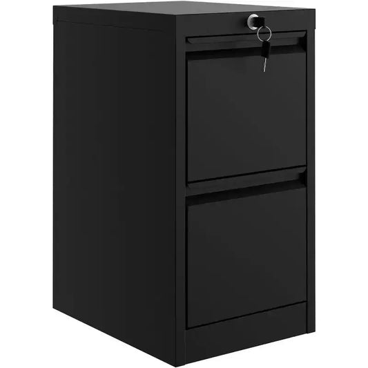 Acekool 38 Rolling Metal Storage Cabinet with Lock, Shelves & Worktop, Mobile Garage/Workshop/Office Organizer, Black, 73 H
