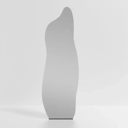 MAYEERTY Miroir pleine longueur de 160 cm, cadre en alliage d'aluminium, miroir de dressing blanc