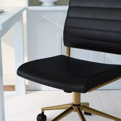 Chaise de bureau Martha Stewart Ivy en tissu