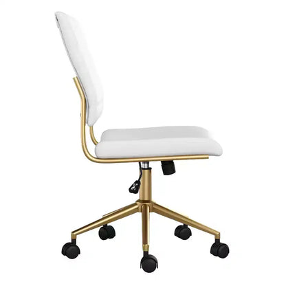 Chaise de bureau Martha Stewart Ivy en tissu