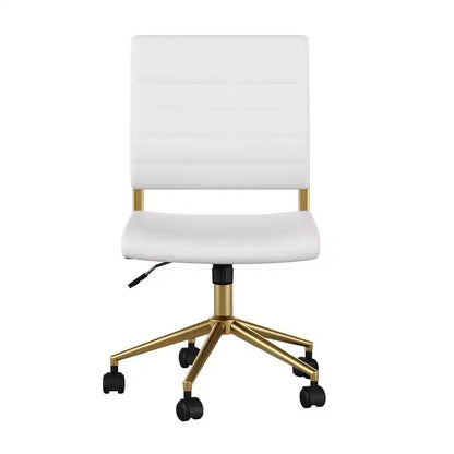 Chaise de bureau Martha Stewart Ivy en tissu
