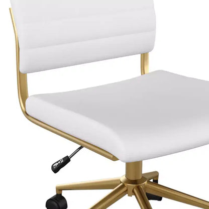 Chaise de bureau Martha Stewart Ivy en tissu