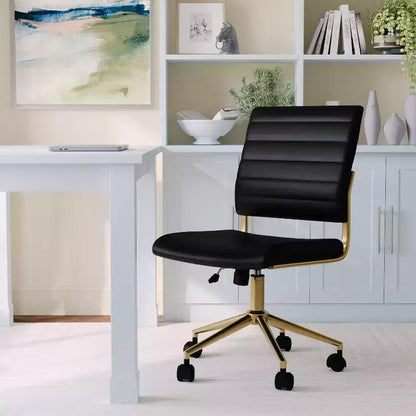 Chaise de bureau Martha Stewart Ivy en tissu