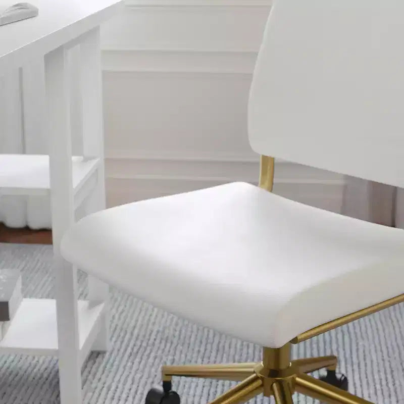Chaise de bureau Martha Stewart Ivy en tissu