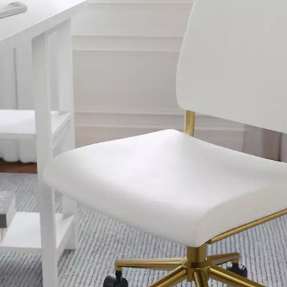 Chaise de bureau Martha Stewart Ivy en tissu