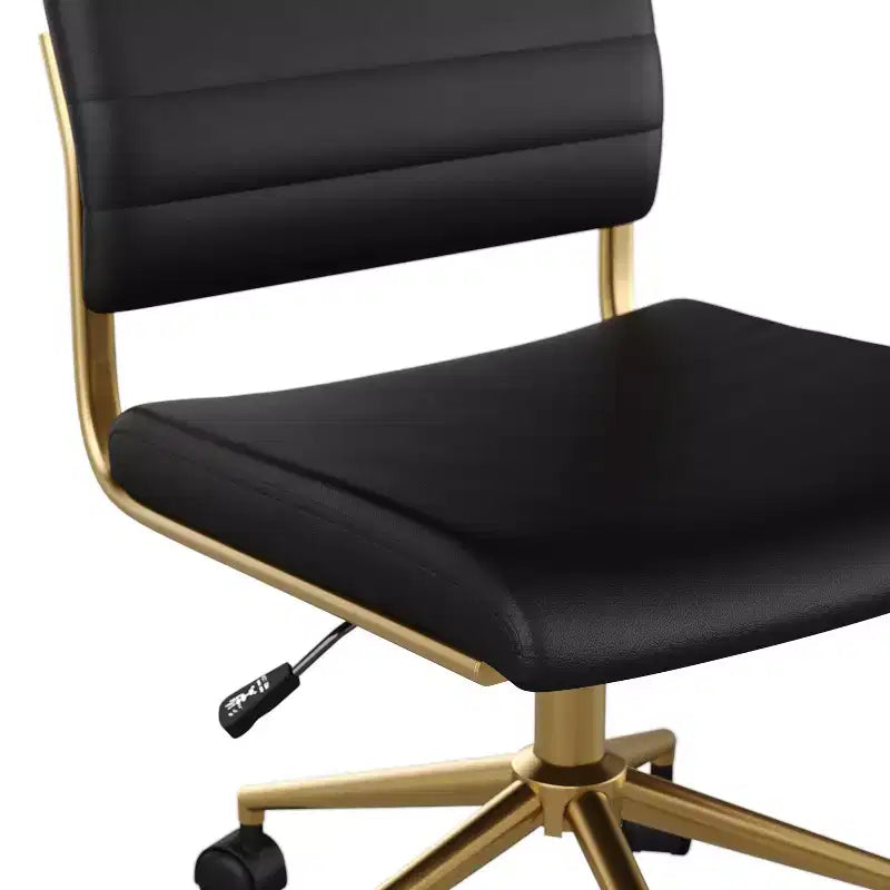 Chaise de bureau Martha Stewart Ivy en tissu